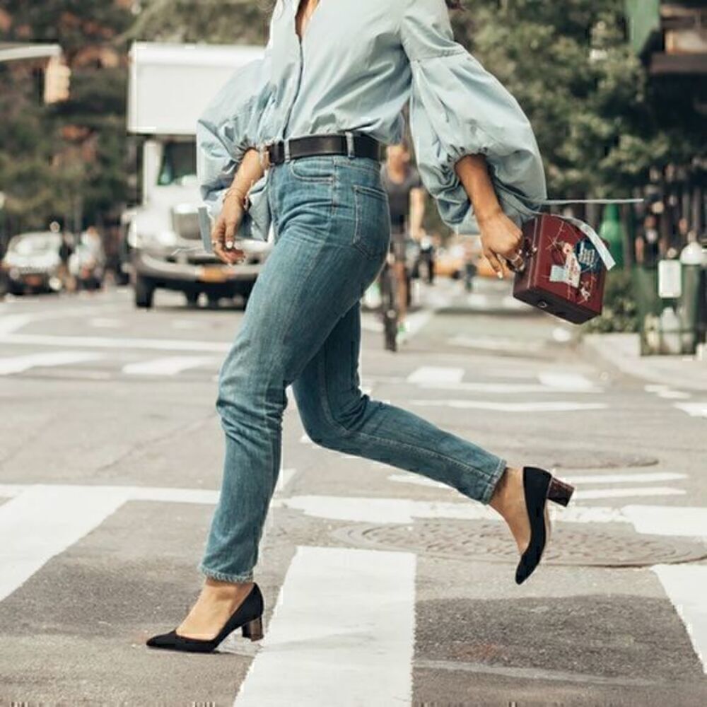 ZARA MARBLE EFFECT MID-HEIGHT HEEL SHOES